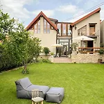 度假居 Stilvolle Landhausidylle Mit Garten & Sauna 希勒斯海姆